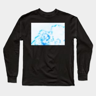 Puffy Clouds in the Bright Blue Sky Long Sleeve T-Shirt